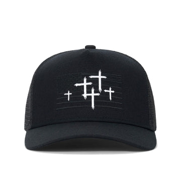 Gideon Trucker Hat 'Black RTA Flag'
