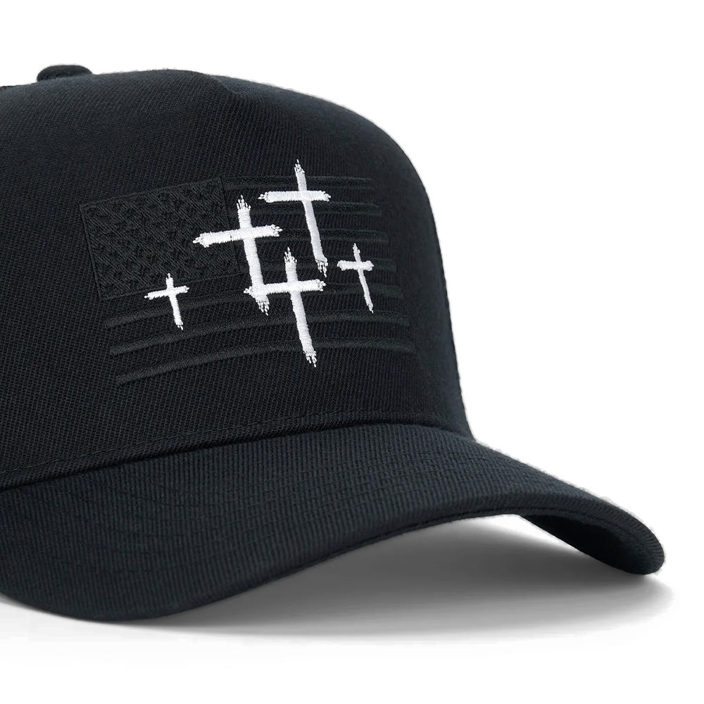 Gideon Trucker Hat 'Black RTA Flag'