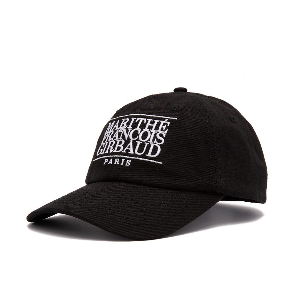 MARITHE FRANCOIS GIRBAUD ベースボールキャップ Marithé + François Girbaud Strapback M+FG 'Black/White' – TAKOUT®