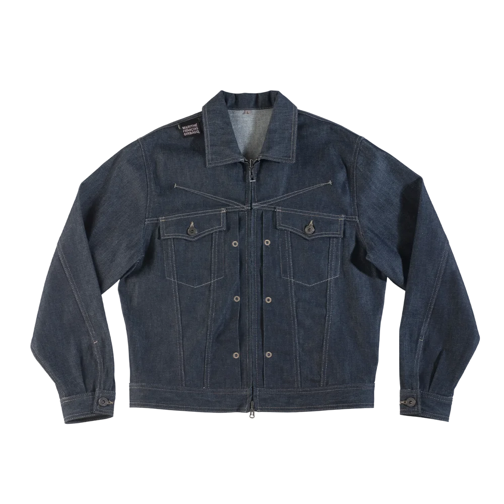 Blouxon Denim Jacket Broken Twill 'Midnight Blue'