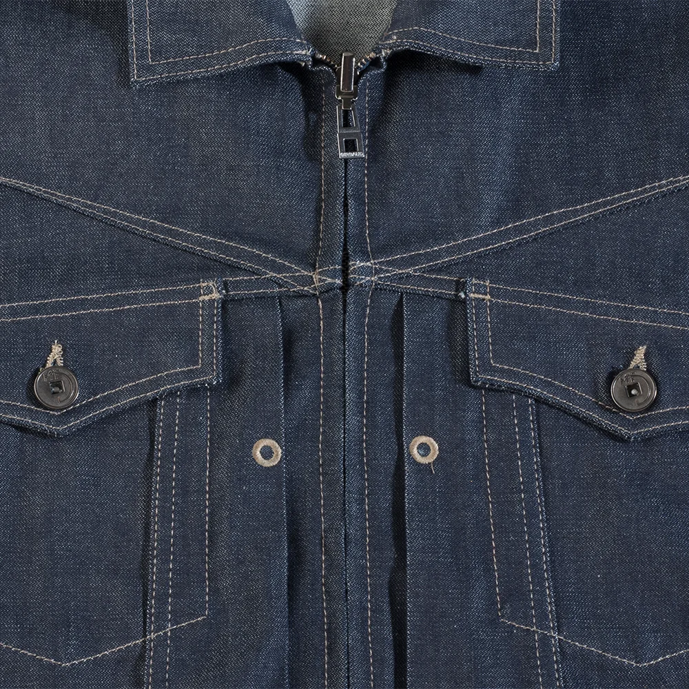 Blouxon Denim Jacket Broken Twill 'Midnight Blue'