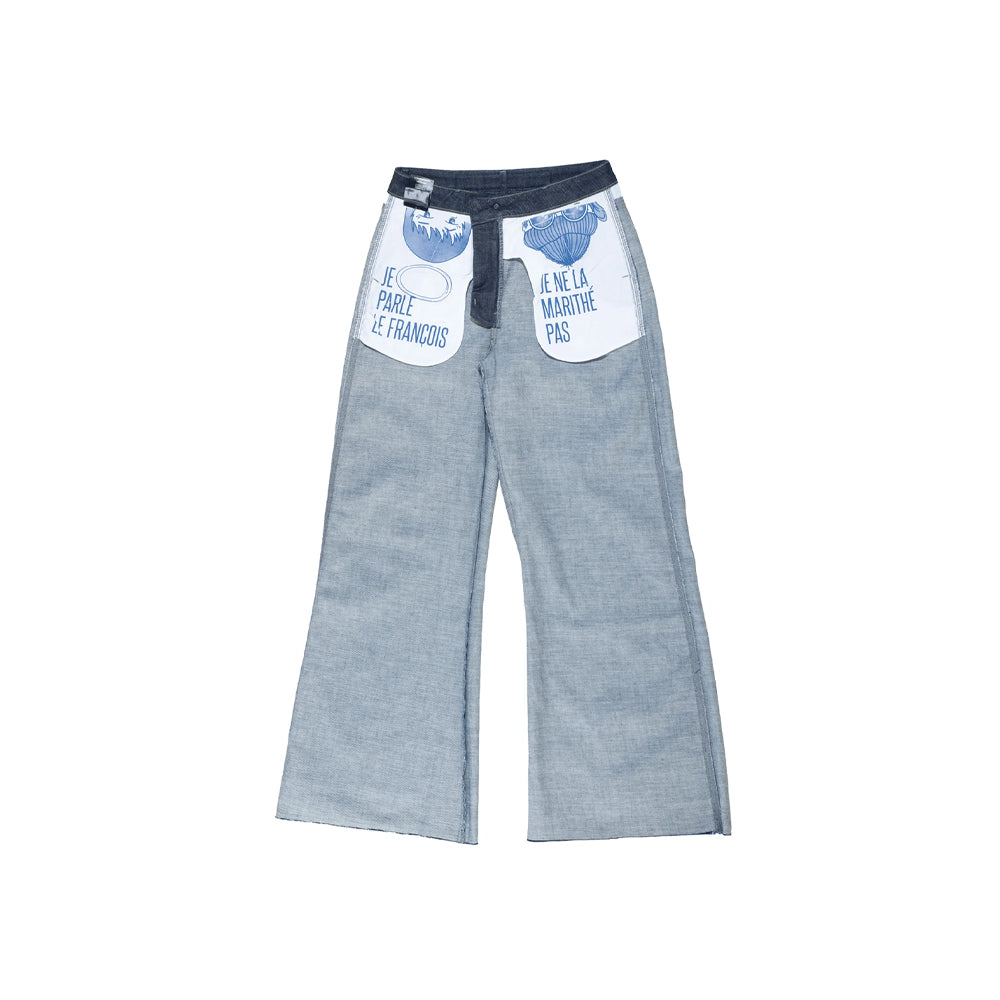 W YVÊT Denim 'Blue Ninja'