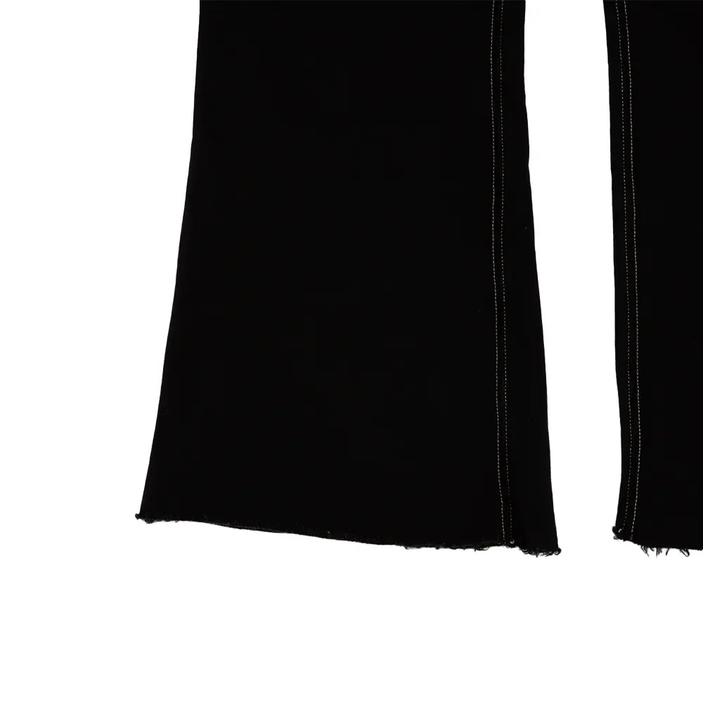 Big Stitch Open Leg Sweatpants 'Black'
