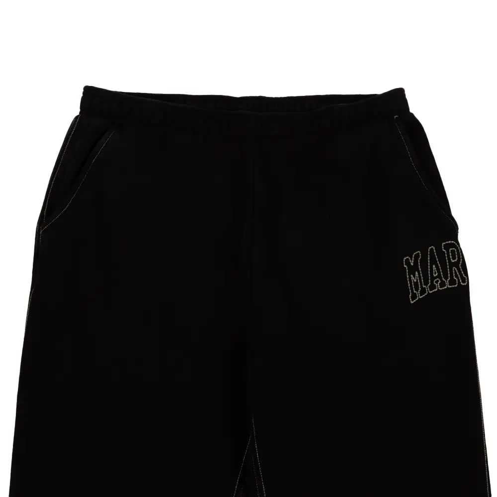 Big Stitch Open Leg Sweatpants 'Black'