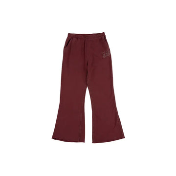 Big Stitch Open Leg Sweatpants 'Oxblood Red'