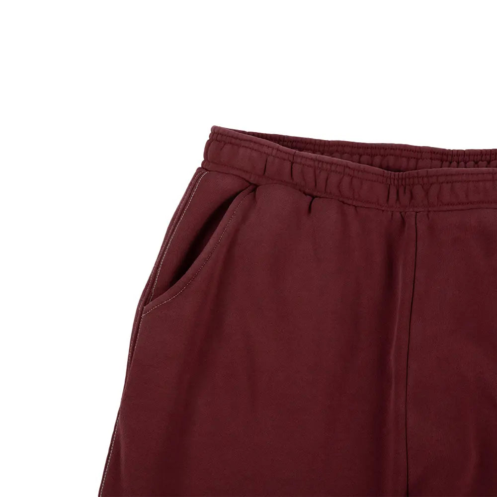 Big Stitch Open Leg Sweatpants 'Oxblood Red'