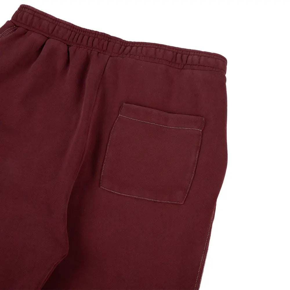 Big Stitch Open Leg Sweatpants 'Oxblood Red'