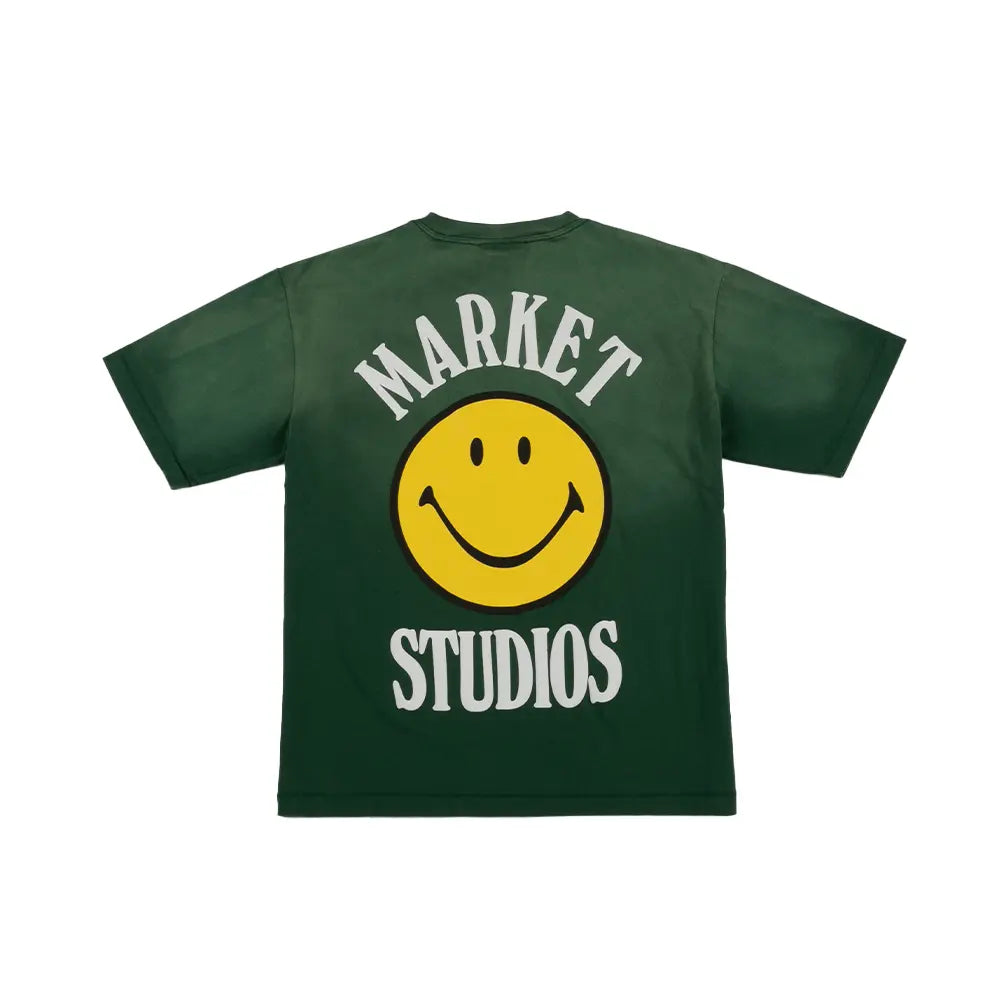 Smiley Lockup Tee 'Dark Green'
