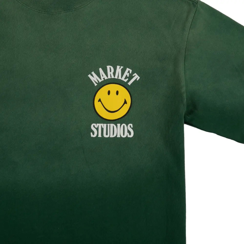 Smiley Lockup Tee 'Dark Green'