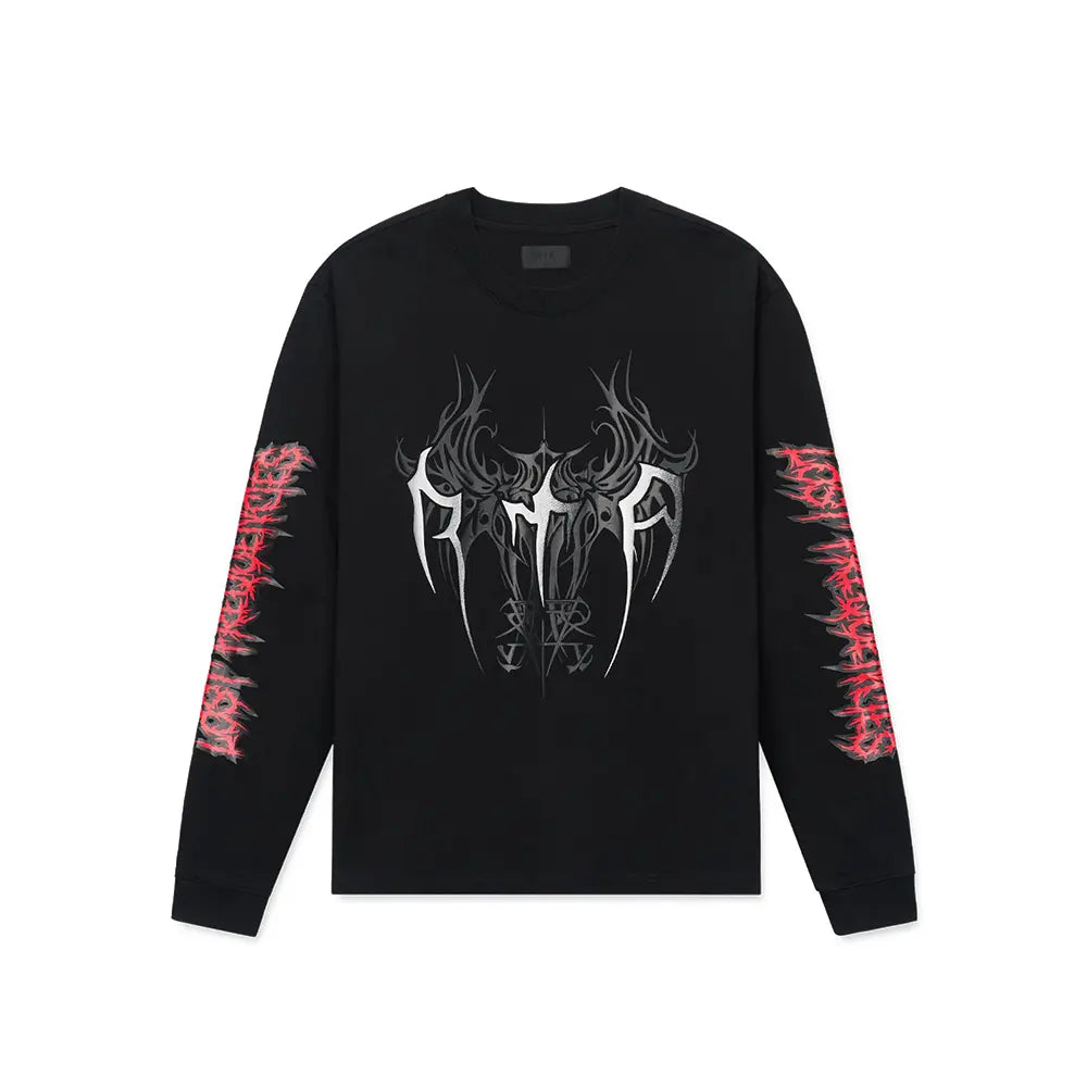 Lawrence Long Sleeve Tee 'Black Cyber Sigilism Rta'