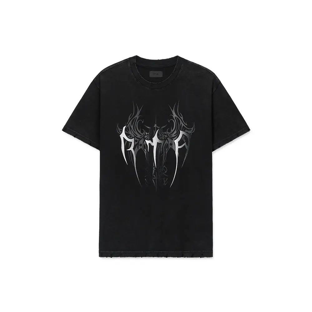 Colin Oversized Short Sleeve Tee 'Black Cyber Sigilism'