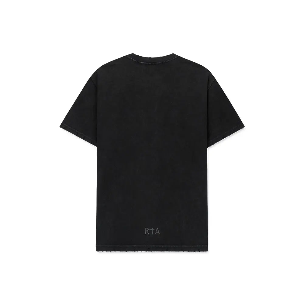 Colin Oversized Short Sleeve Tee 'Black Cyber Sigilism'