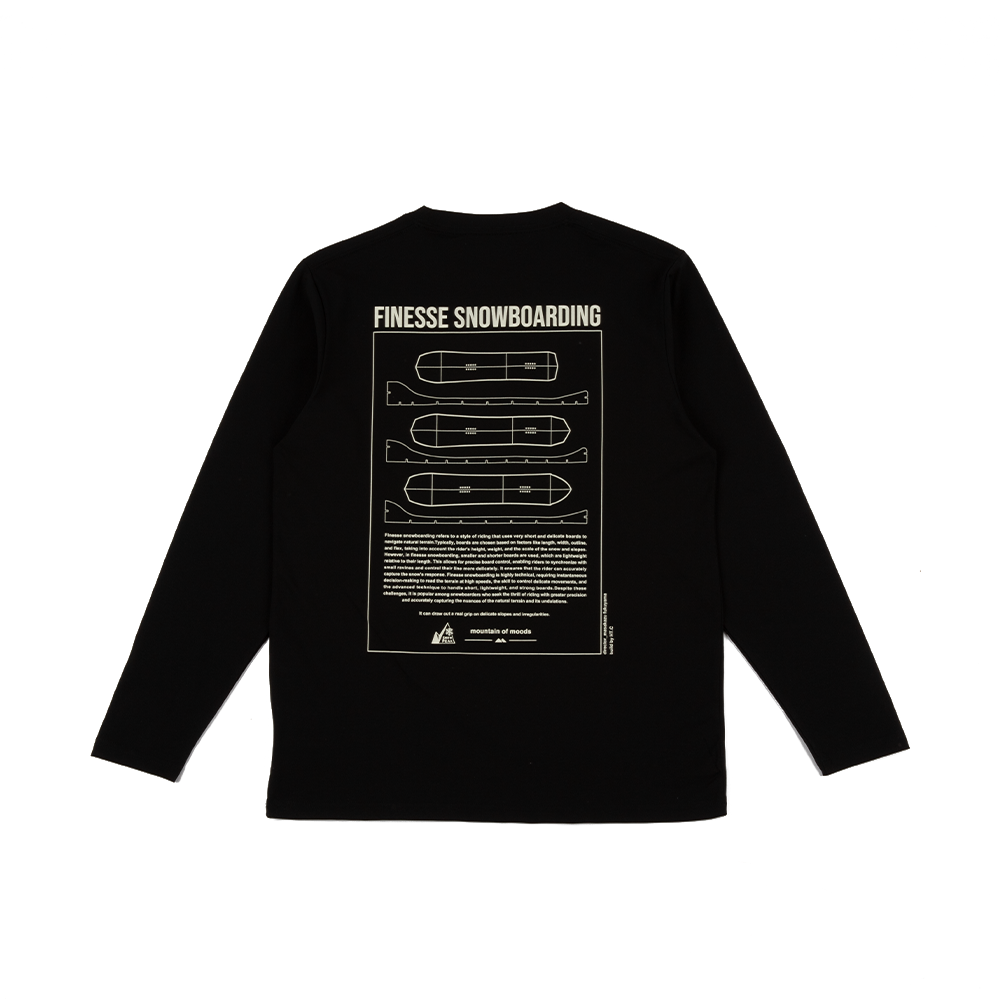 Mountain Of Moods Satoyama Long Sleeve T-Shirt 'Black'