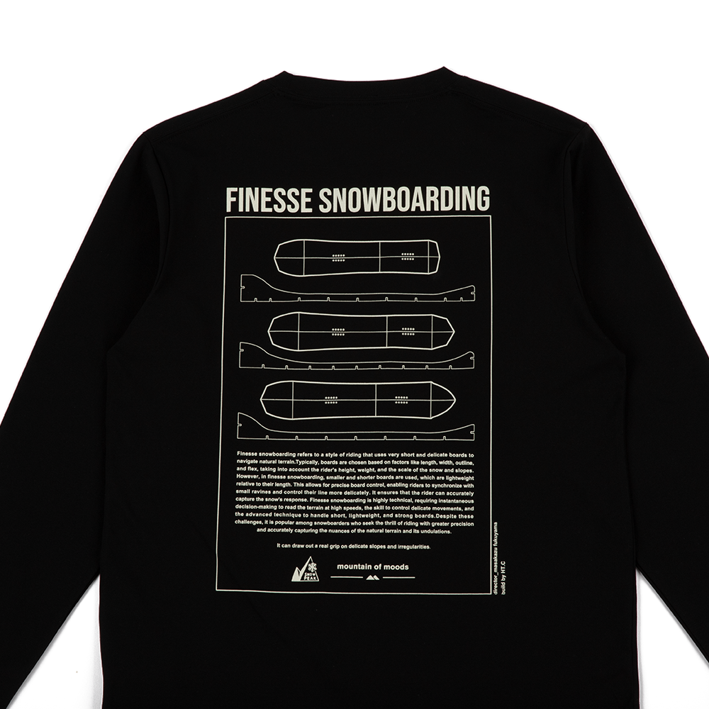 Mountain Of Moods Satoyama Long Sleeve T-Shirt 'Black'