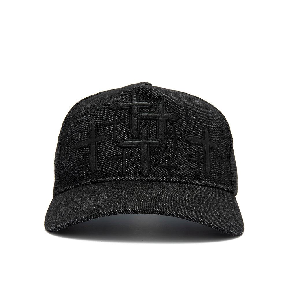 Gideon 'Black Cross' Trucker Hat