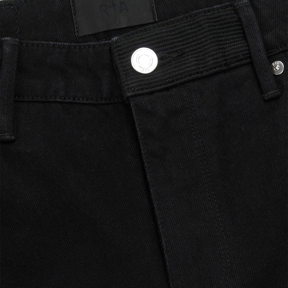 Enzo Skinny Jean 'Black Cross Rivet'
