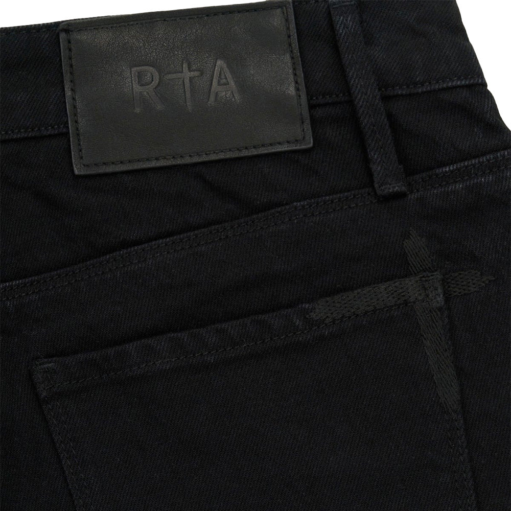 Enzo Skinny Jean 'Black Cross Rivet'