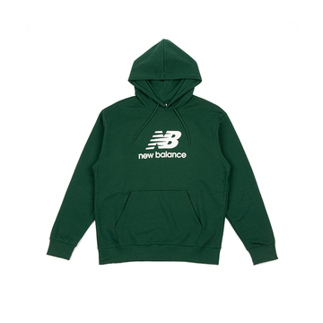 NB Sport Essentials French Terry Logo Hoodie 'Nightwatch Green'