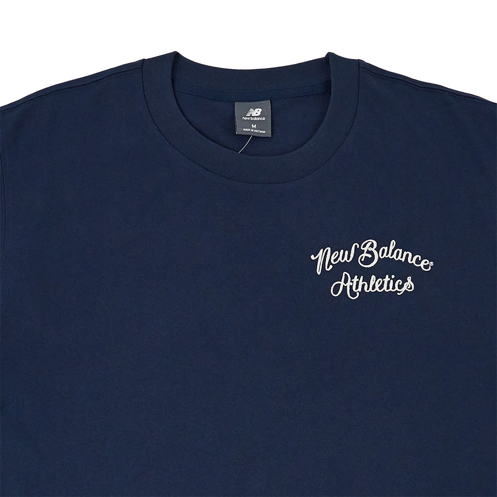 Athletics Relaxed League Tee'NB Navy'