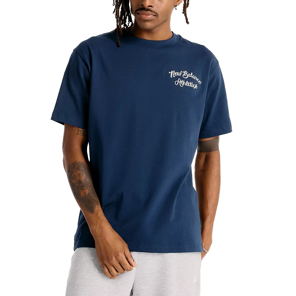 Athletics Relaxed League Tee'NB Navy'