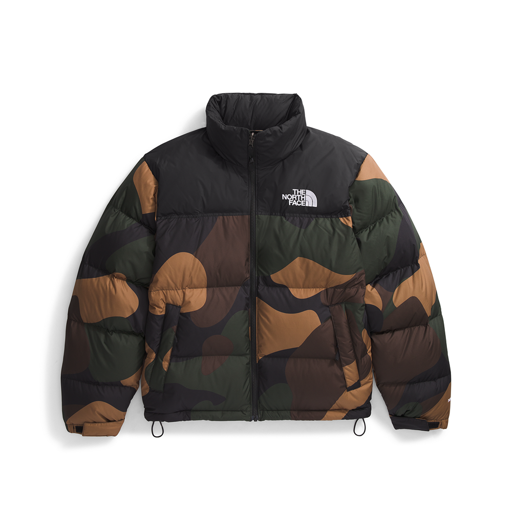 1996 Retro Nuptse Jacket 'Camo/TNF Black'