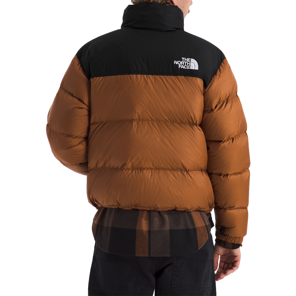 1996 Retro Nuptse Jacket 'Burnt Umber TNF Black'