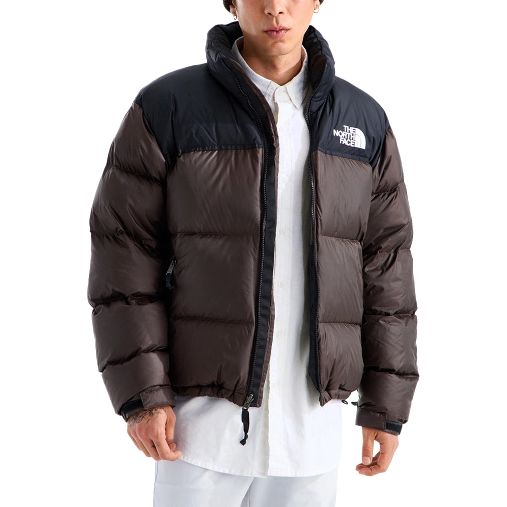 1996 Retro Nuptse Jacket 'Dark Chestnut TNF Black'