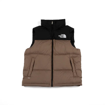 1996 Retro Nuptse Vest 'Mocha Brown TNF Black'