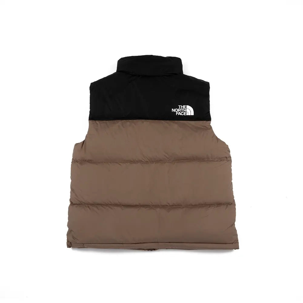 1996 Retro Nuptse Vest 'Mocha Brown TNF Black'