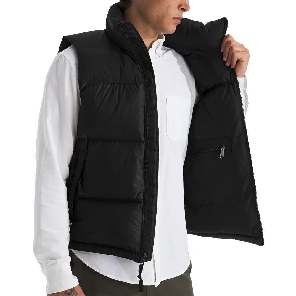 1996 Retro Nuptse Vest 'TNF Black Recycled Down'