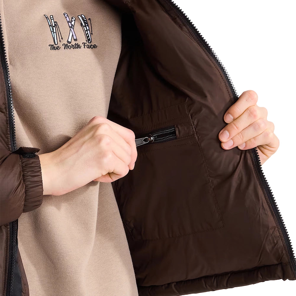 W 1996 Retro Nuptse Jacket 'Dark Chestnut'