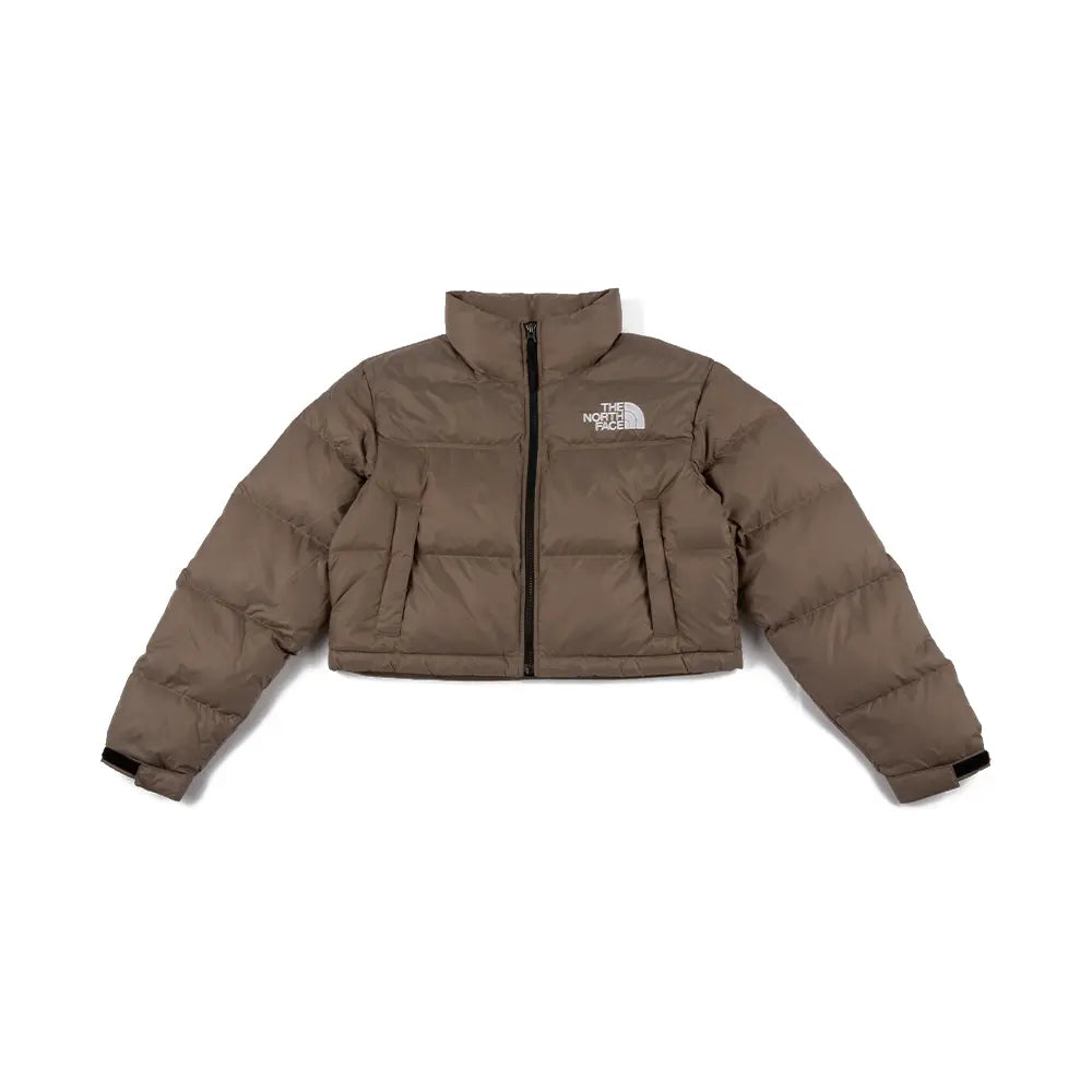 W Nuptse Short Jacket 'Mocha Brown'