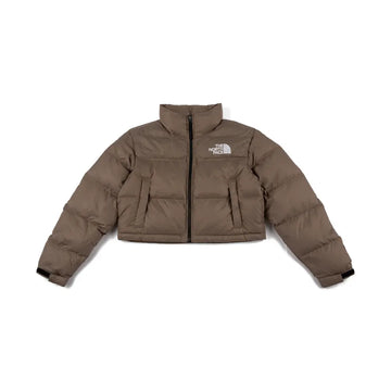 W Nuptse Short Jacket 'Mocha Brown'
