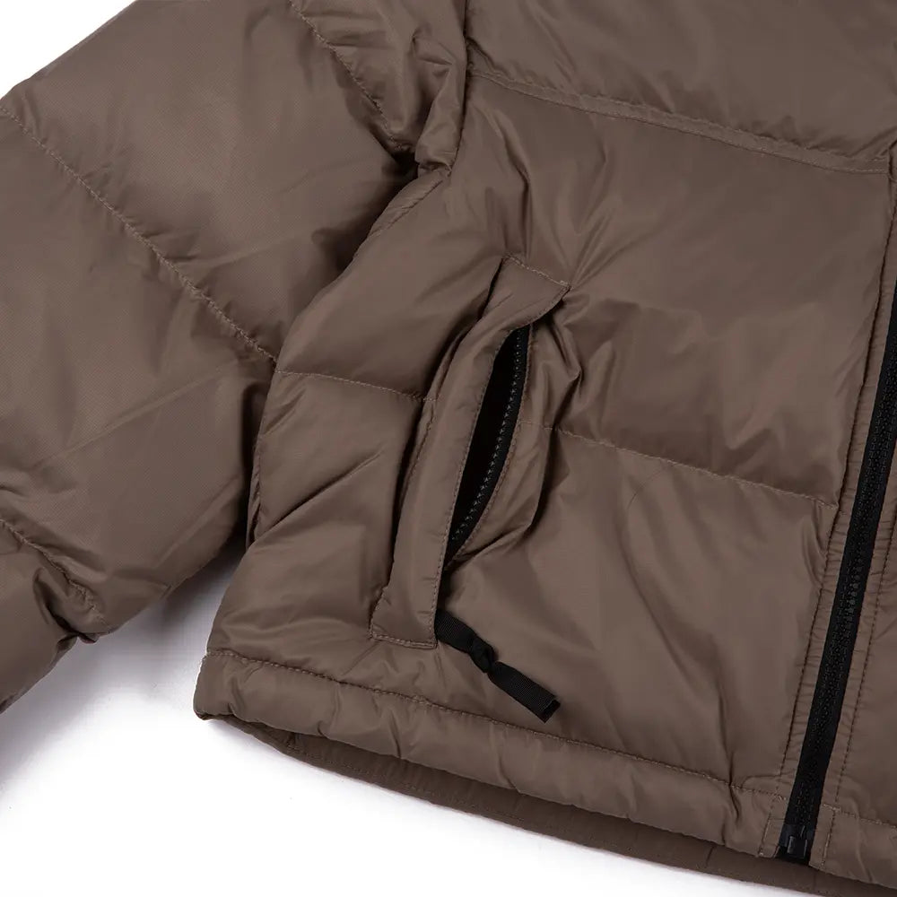 W Nuptse Short Jacket 'Mocha Brown'