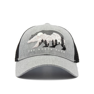 Embroidered Mudder Trucker Hat 'Light Grey Heather'