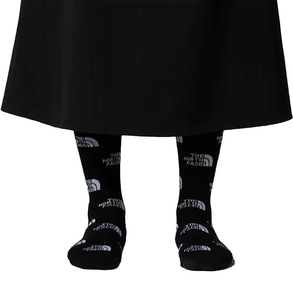 Everyday Crew Sock Logo (2P) 'TNF Black/TNF White'