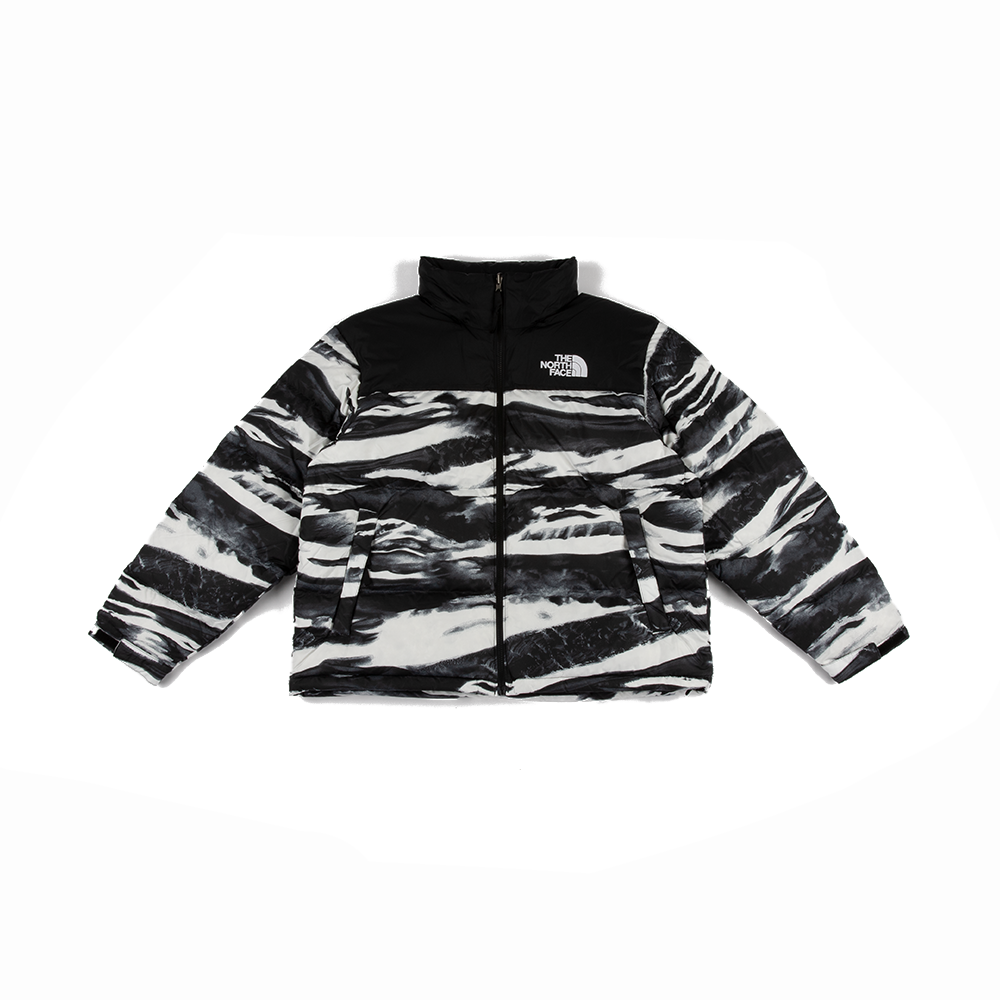 1996 Retro Nuptse Jacket Print 'TNF Black Edge Of Light Print'