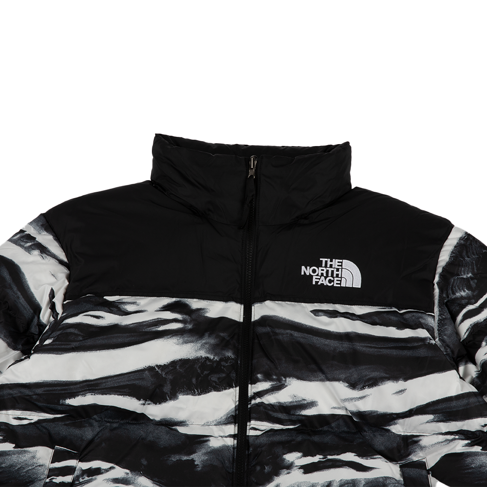 1996 Retro Nuptse Jacket Print 'TNF Black Edge Of Light Print'