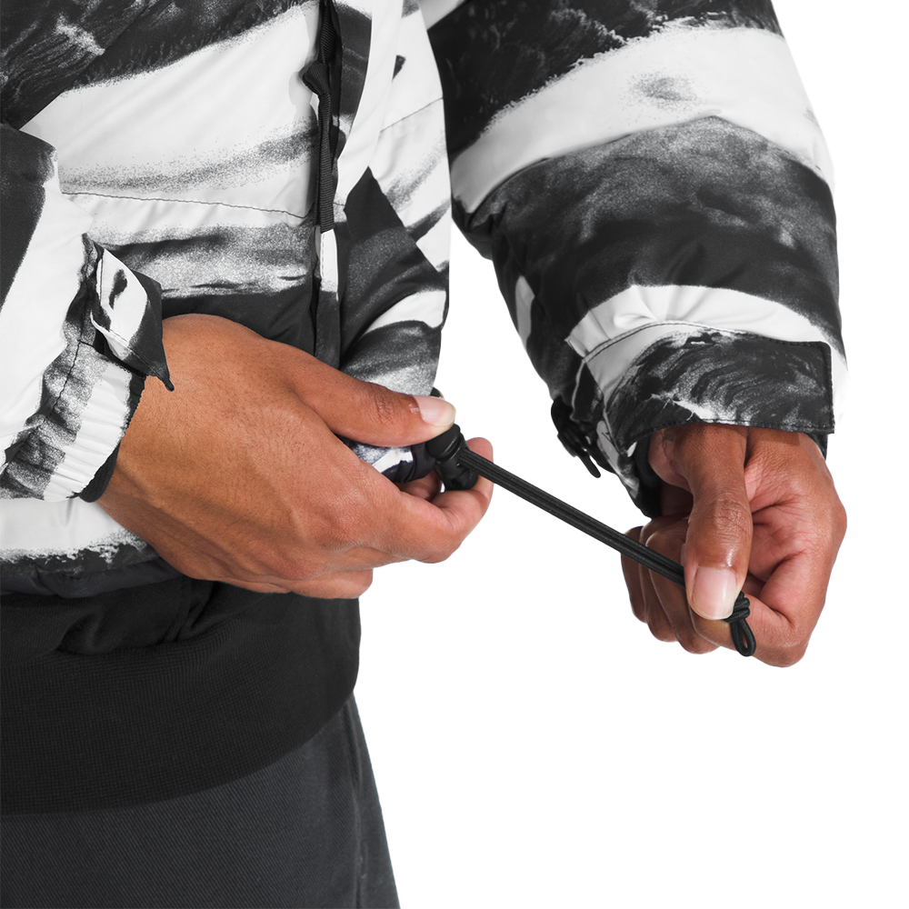 1996 Retro Nuptse Jacket Print 'TNF Black Edge Of Light Print'