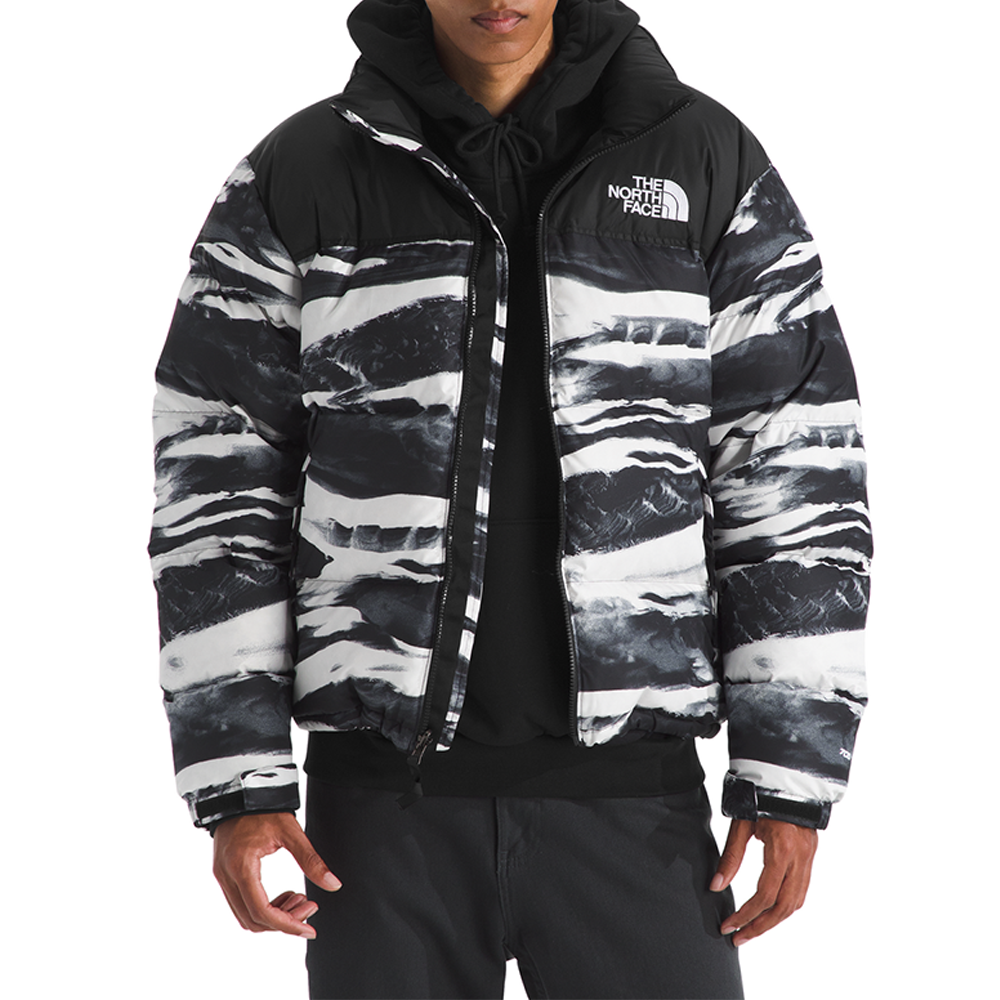 1996 Retro Nuptse Jacket Print 'TNF Black Edge Of Light Print'