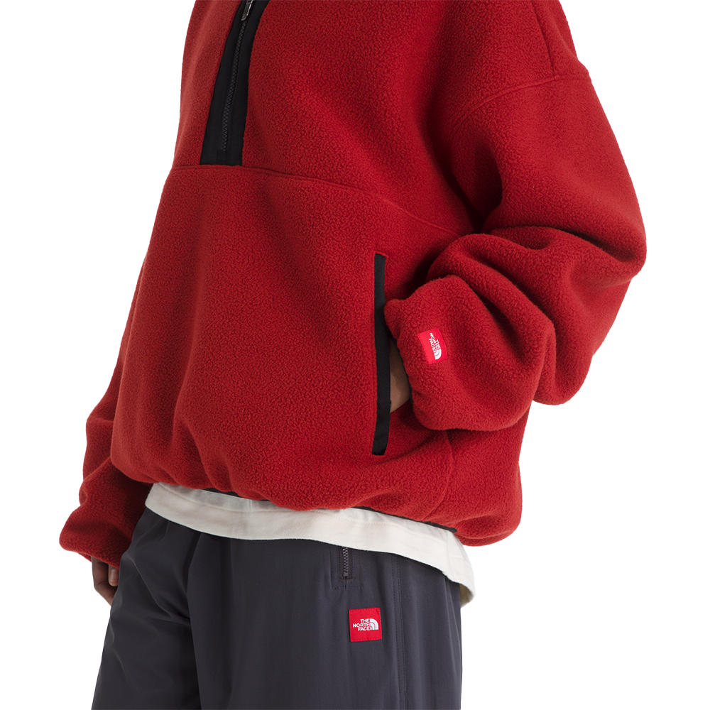 Red Box 1/2-Zip Fleece 'Cardinal Red'