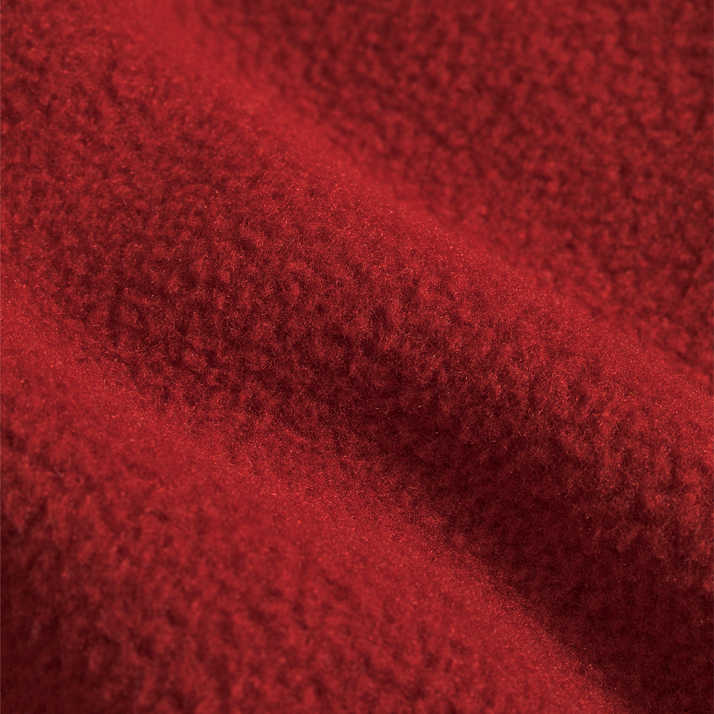 Red Box 1/2-Zip Fleece 'Cardinal Red'