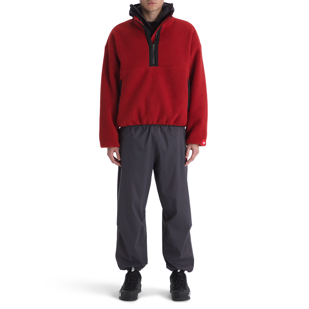 Red Box 1/2-Zip Fleece 'Cardinal Red'