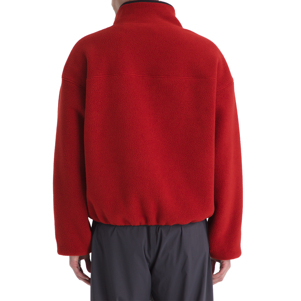 Red Box 1/2-Zip Fleece 'Cardinal Red'