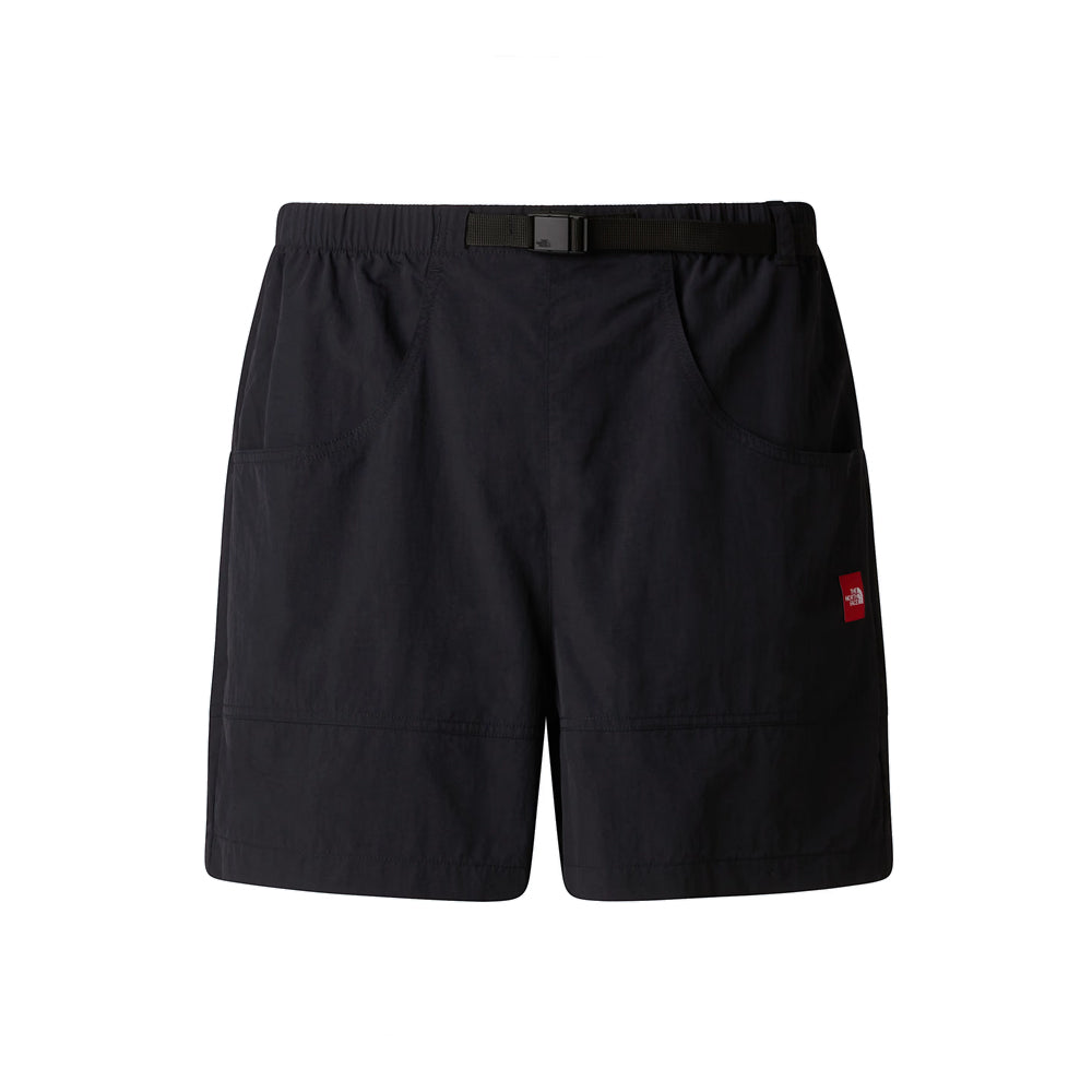 Red Box Nylon Belted Shorts 'TNF Black'