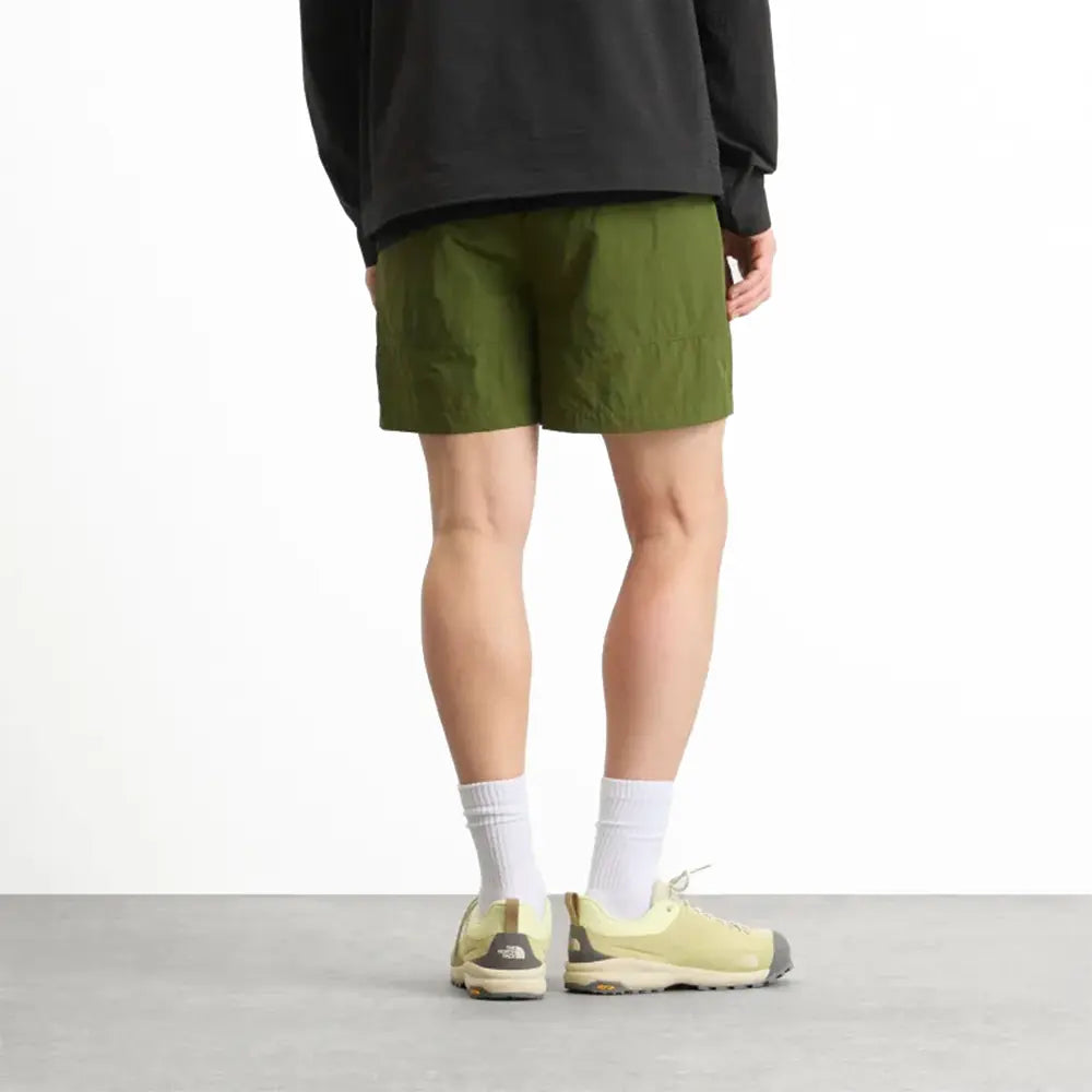 Red Box Nylon Belted Shorts 'Woodland Green'