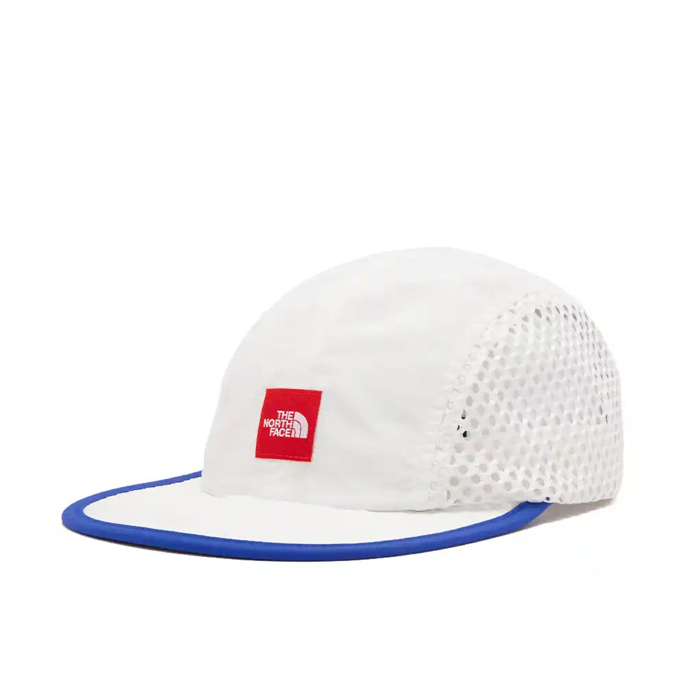 Red Box Mesh Cap 'White Dune'