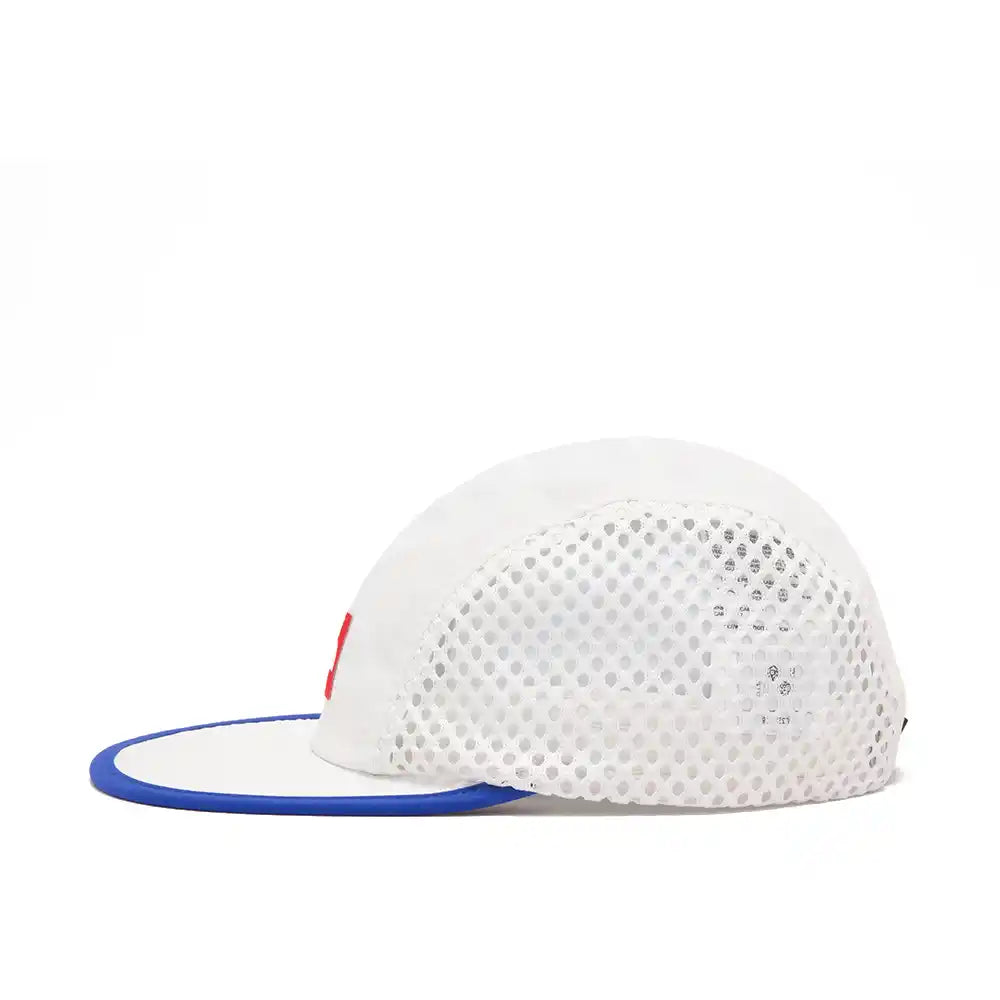Red Box Mesh Cap 'White Dune'