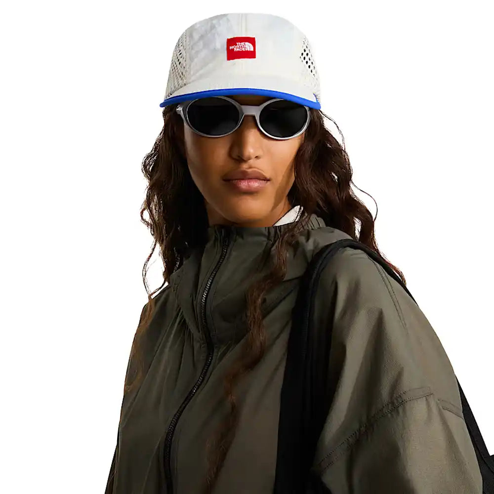 Red Box Mesh Cap 'White Dune'