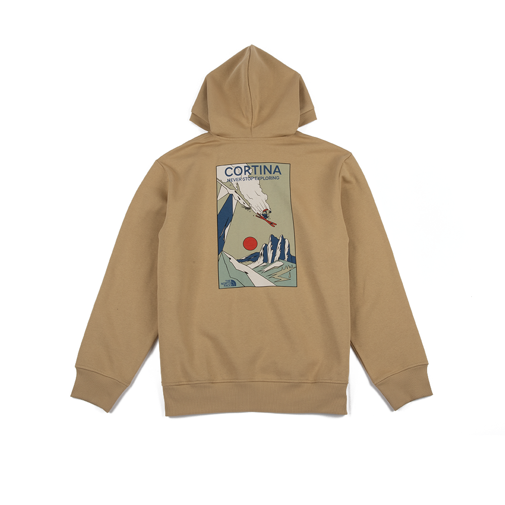Mountain Celebration Relaxed Hoodie 'Khaki Stone'